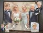 Personalized Wedding Canvas - Add Loved One Photo Watercolor Portrait, Memorial Art With Parents, Thoughtful Sympathy Gift