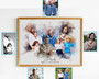 Add Deceased Loved One To Family Portrait Canvas - Personalized Gift For Dad And Mom