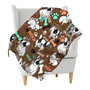 Soft Fleece French Bulldog Throw Blanket For Pet Lovers Kid Boy Girl Cozy And Lightweight For Couch Or Travel