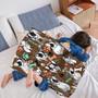 Soft Fleece French Bulldog Throw Blanket For Pet Lovers Kid Boy Girl Cozy And Lightweight For Couch Or Travel