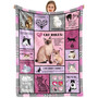 Cozy Funny Cat Flannel Fleece Blanket - Ideal Gifts For Women And Girls, Cat-Themed Decor For Bed, Chair, Couch