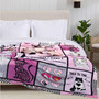 Cozy Funny Cat Flannel Fleece Blanket - Ideal Gifts For Women And Girls, Cat-Themed Decor For Bed, Chair, Couch