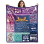 Personalized Funny Cat Throw Blanket 80\