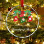 Baby's First Christmas Glass Ornament For New Parents 2024 - New Mom And Dad Family Tree DéCor