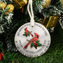 Personalized Cardinal Ornament For Loss - Memorial Ceramic Christmas Gift For Loved Ones
