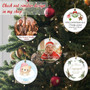 Personalized Pet Photo Christmas Ornaments - Custom Ceramic Xmas Tree DéCor For a Heartfelt 2024 Holiday