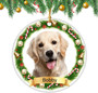 Personalized Pet Photo Christmas Ornaments - Custom Ceramic Xmas Tree DéCor For a Heartfelt 2024 Holiday