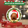 Personalized Pet Photo Christmas Ornaments - Custom Ceramic Xmas Tree DéCor For a Heartfelt 2024 Holiday