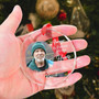 Thoughtful Personalized Glass Ornament For Family - 'I'm Always With You' Christmas Memorial For Loss Of Mom Or Dad