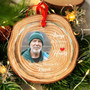 Thoughtful Personalized Glass Ornament For Family - 'I'm Always With You' Christmas Memorial For Loss Of Mom Or Dad