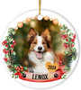 Custom Dog Photo Christmas Ornament For Pet Lovers - Keepsake Gift For Family's Tree Decor