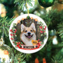 Custom Dog Photo Christmas Ornament For Pet Lovers - Keepsake Gift For Family's Tree Decor