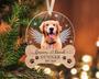 Personalized Dog Christmas Ornaments - Custom Pet Memorial Keepsake For Dog Lovers