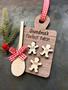 Thoughtful Grandma Kitchen Art - Personalized Family Ornament Gift For Bakers