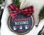 Heartfelt Grandma Wooden Ornament Personalized With Kids' Names - Touching Gift For Grandma's Blessings