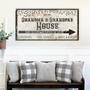 Thoughtful Grandpa Metal Sign For Grandparent's House Modern Farmhouse Decor