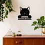 Custom Cat Mom Metal Sign For Cat Lovers - Personalized Pet Wall Decor For Living Room Or Bedroom