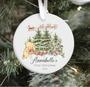 Thoughtful Personalized Classic Winnie The Pooh Baby Ornament For Grandma's First Christmas