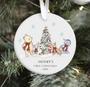 Thoughtful Personalized Classic Winnie The Pooh Baby Ornament For Grandma's First Christmas