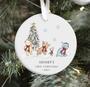 Thoughtful Personalized Classic Winnie The Pooh Baby Ornament For Grandma's First Christmas