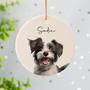 Heartfelt Personalized Dog Ornament - Custom Pet Portrait For Christmas Gifts