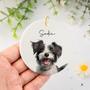 Heartfelt Personalized Dog Ornament - Custom Pet Portrait For Christmas Gifts