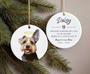 Heartfelt Personalized Dog Wall Art Memorial Ornament - Sympathy Gifts For Pet Loss, Custom Dog Photo Tribute