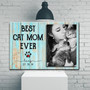 Custom Cat Mom Canvas For Mother's Day - Personalized Photo Frame Wall Art