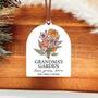 Celebrate Grandma's Garden With a Personalized Grandchildren Birth Flower Ornament For Christmas