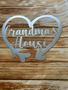 Heartfelt Metal Art For Grandma - Personalized Mother's Day Sign For Any Room