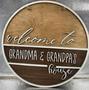 Touching Welcome To Grandma's House Wood Sign For Living Room And Patio DéCor