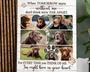 Heartfelt Custom Dog Wall Art - Memorial Photo Canvas For Pet Sympathy