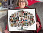 Custom Family Tree Photo Collage Canvas Keepsake for Birthdays