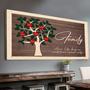 Personalized Family Tree Wall Art With Names For Mom's Living Room - Thoughtful Mother's Day Gift