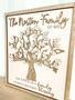 Personalized Family Tree Wall Art - Thoughtful Wood Sign For Anniversary & Mother's Day