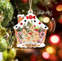 Personalized Gingerbread Family Ornament For Christmas 2024 - Custom Family & Pet Gift