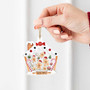 Personalized Gingerbread Family Ornament For Christmas 2024 - Custom Family & Pet Gift