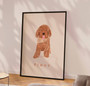 Custom Handdrawn Ugly Dog Canvas Portrait for Pet Lovers