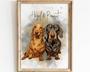 Heartfelt Custom Dog Wall Art Canvas - Pet Memorial & Christmas Gift For Dog Lovers