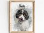 Heartfelt Custom Dog Wall Art Canvas - Pet Memorial & Christmas Gift For Dog Lovers