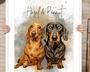 Heartfelt Custom Dog Wall Art Canvas - Pet Memorial & Christmas Gift For Dog Lovers