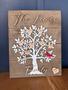 Personalized Family Tree Wooden Sign For Grandmother - Custom Engraved Names And Heartfelt Gift For Grandparents