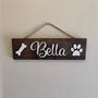 Custom 3D Dog Wall Art Sign - Personalized Paw For Pet Food Area