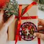 Dog Wall Art Personalized Photo Ornaments - Christmas Gifts For Moms, Kids, Pets - Unique Family DéCor