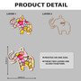 Thoughtful Sisterhood Elephant Ornament For Friends & Mom Tribe - Customizable Wooden Keepsake For Bible Group & Sister Gifts