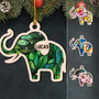 Thoughtful Sisterhood Elephant Ornament For Friends & Mom Tribe - Customizable Wooden Keepsake For Bible Group & Sister Gifts