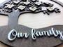 Thoughtful Family Tree Wooden Wall Art Personalized With Family Names For Living Room Decor