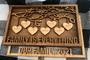 Custom Family Tree Wall Decor For Living Room - Hanging Hearts Wooden Sign