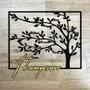 Personalized Family Tree Metal Sign With Birds For Housewarming Or Anniversary DéCor