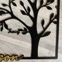 Personalized Family Tree Metal Sign With Birds For Housewarming Or Anniversary DéCor